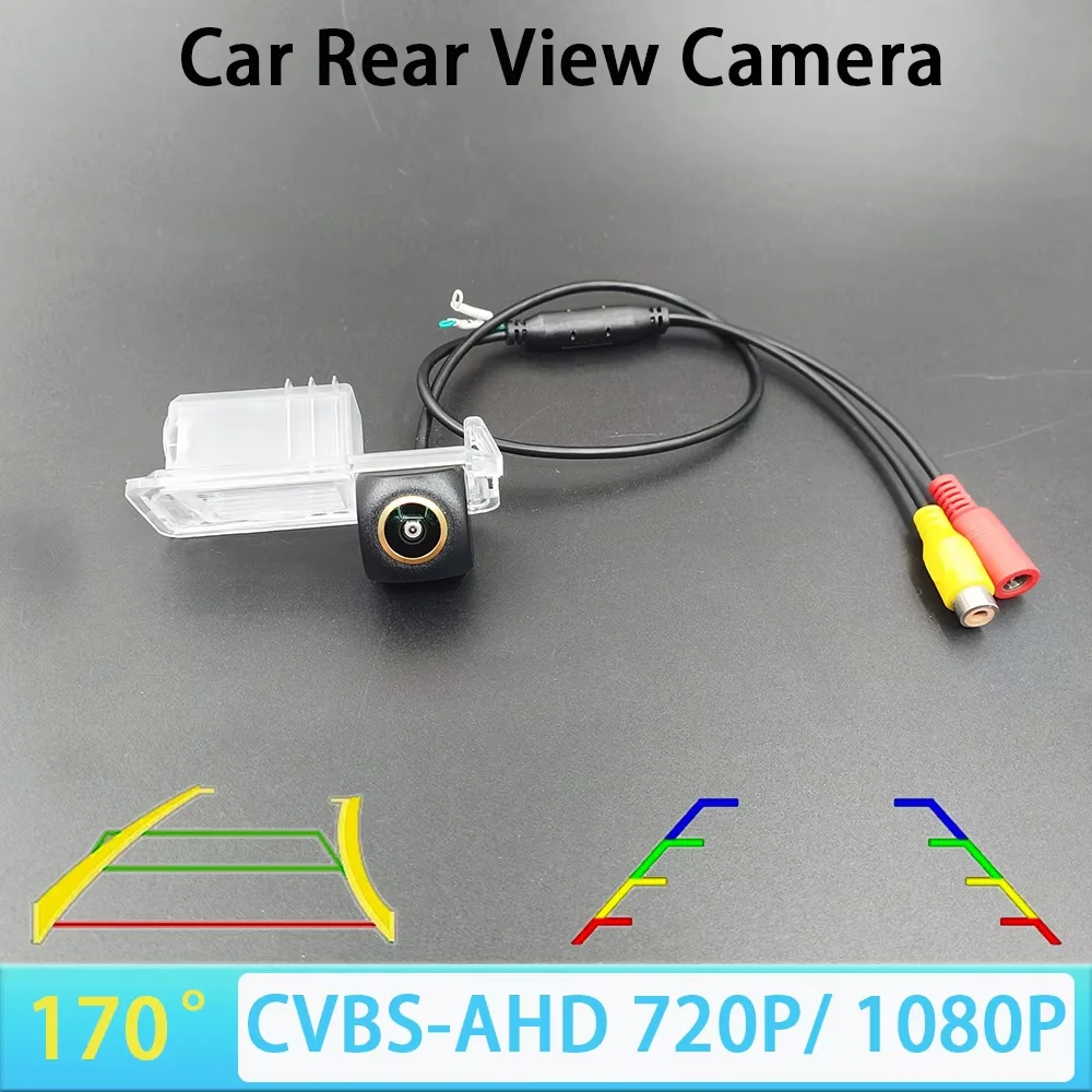 

Камера заднего вида AHD 1080P для автомобилей VW Volkswagen Polo V (6R) / Golf 6 VI / Passat CC с функцией отображения траектории/линейки AHD 720P