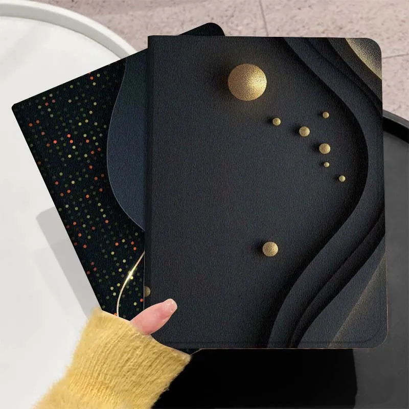 

Dark Wavy Line Shining Gift For Huawei MediaPad T5 T10s M6 M5Lite SE Honor Tab 5 6 7 V7 V8 X8a X9a Pro Soft Tablet Case