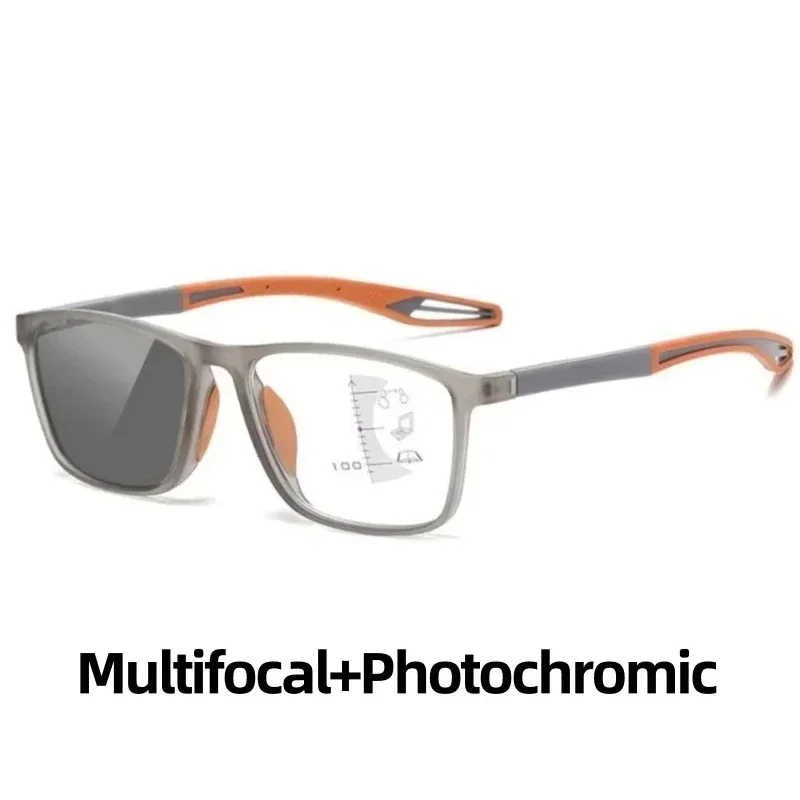 Photochrome TR90 Anti-blau Licht Multifokale Lesebrille Neue Progressive Near Far Brillen Männer Frauen Sport Brillen