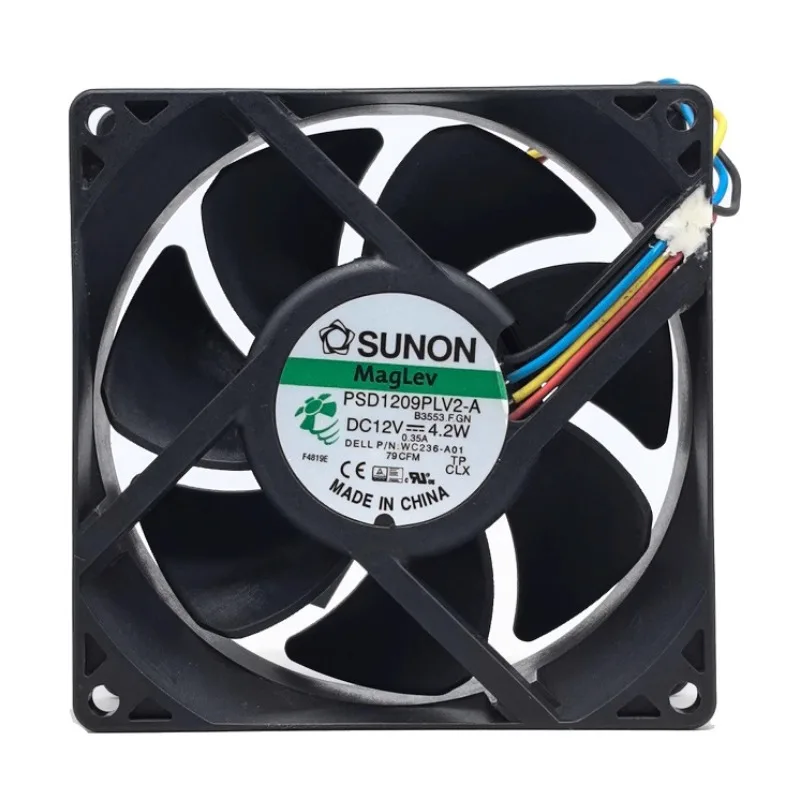 

Новый вентилятор-кулер для SUNON PSD1209PLV2-A Dell WC236 7010 9010 MT, охлаждающий вентилятор для корпуса 92*92*32 мм