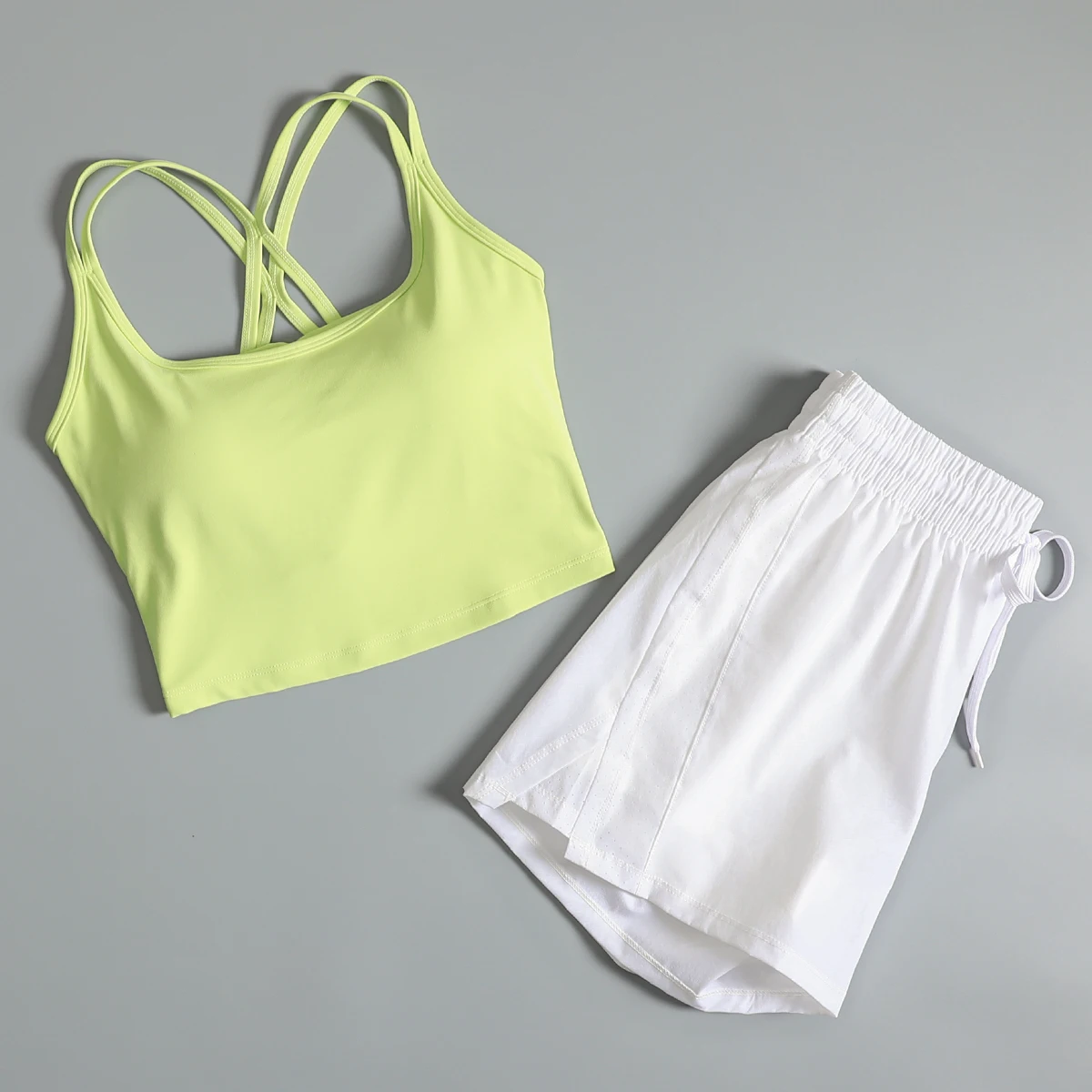

High-value sports suit for women in summer all-in-one beauty back yoga bra professional gym pilates morning jogging suit