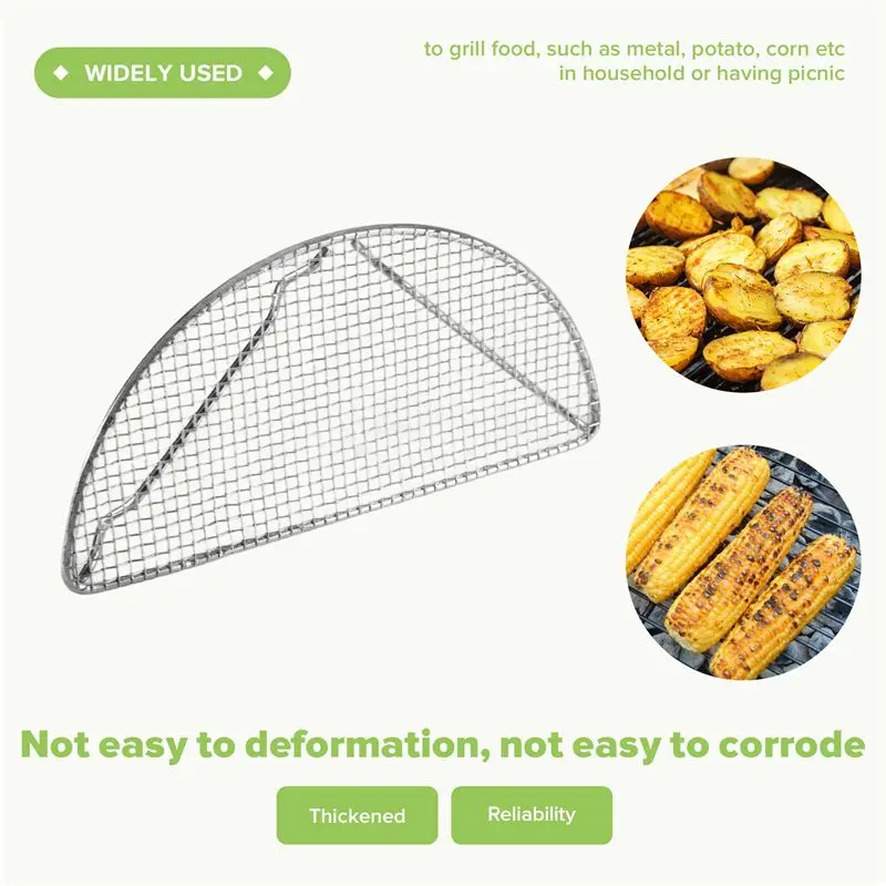 SOFT-Fried Tempura Net Stainless Steel Grill Hamburger Fried Chicken Grease Net Japanese Cuisine Slate Pork Rack Home