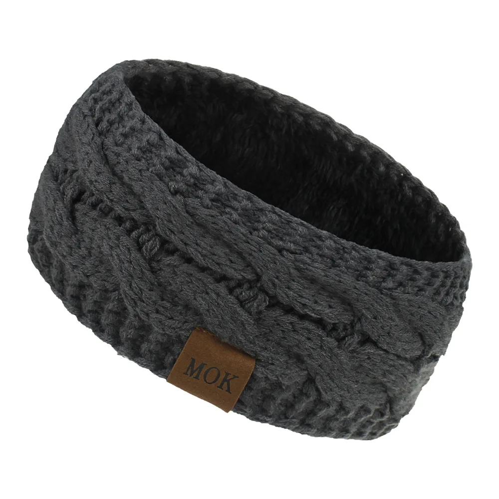 Neue Plüsch Stirnband Winter Warme Breite Elastische Haarband Feste Breite Turban Ohr Wärmer Haarband Weiche DIY Haar Zubehör Kopfbedeckungen – Detail 13