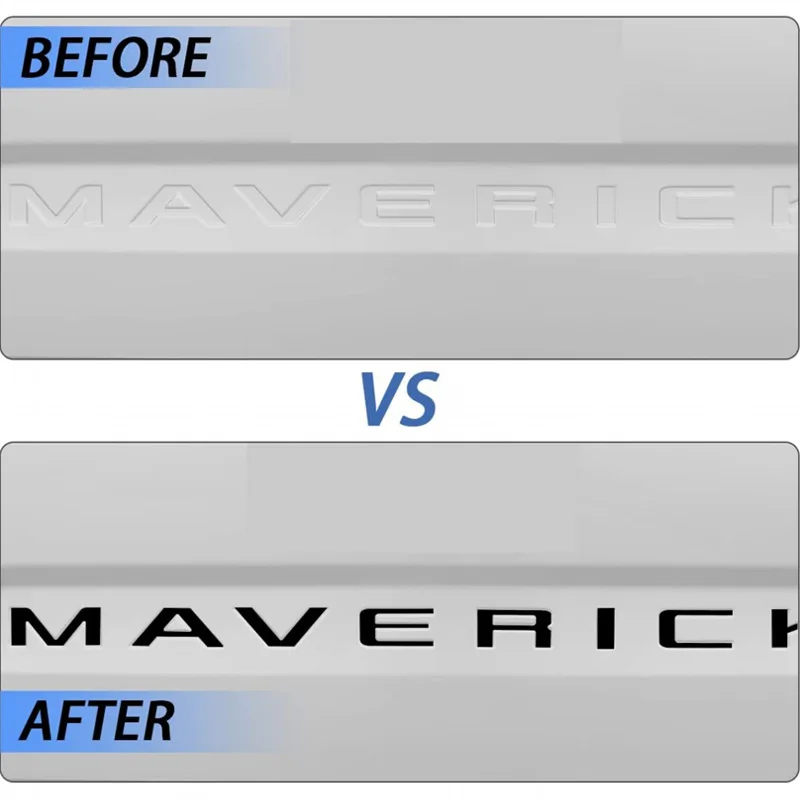 مناسبة لاقط فورد مافريك تريمور الجذع الخلفي الإنجليزية ملصق الحروف الأخدود ملصق الكلمات الزخرفية