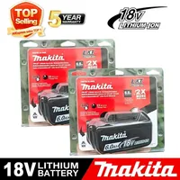 Original Makita 18V 6.0Ah Rechargeable Power Tools Battery ,For 18V makita with LED Li-ion Replacement LXT BL1860B BL1860 BL1850