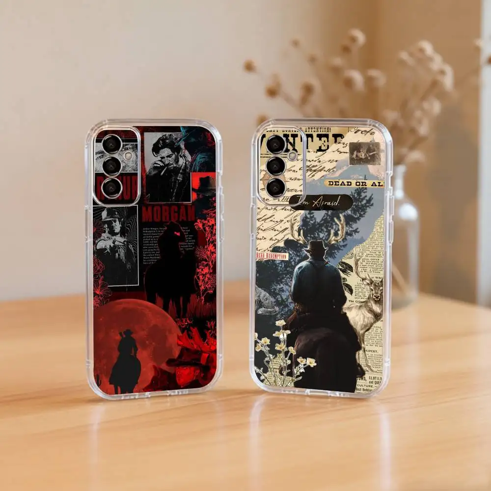 

RDR R-Red Death R-RedemptionES 2 Phone Case For SamsungA10,12,20,21S,30,31,40,50,51,52,70,71 Transparent Cover