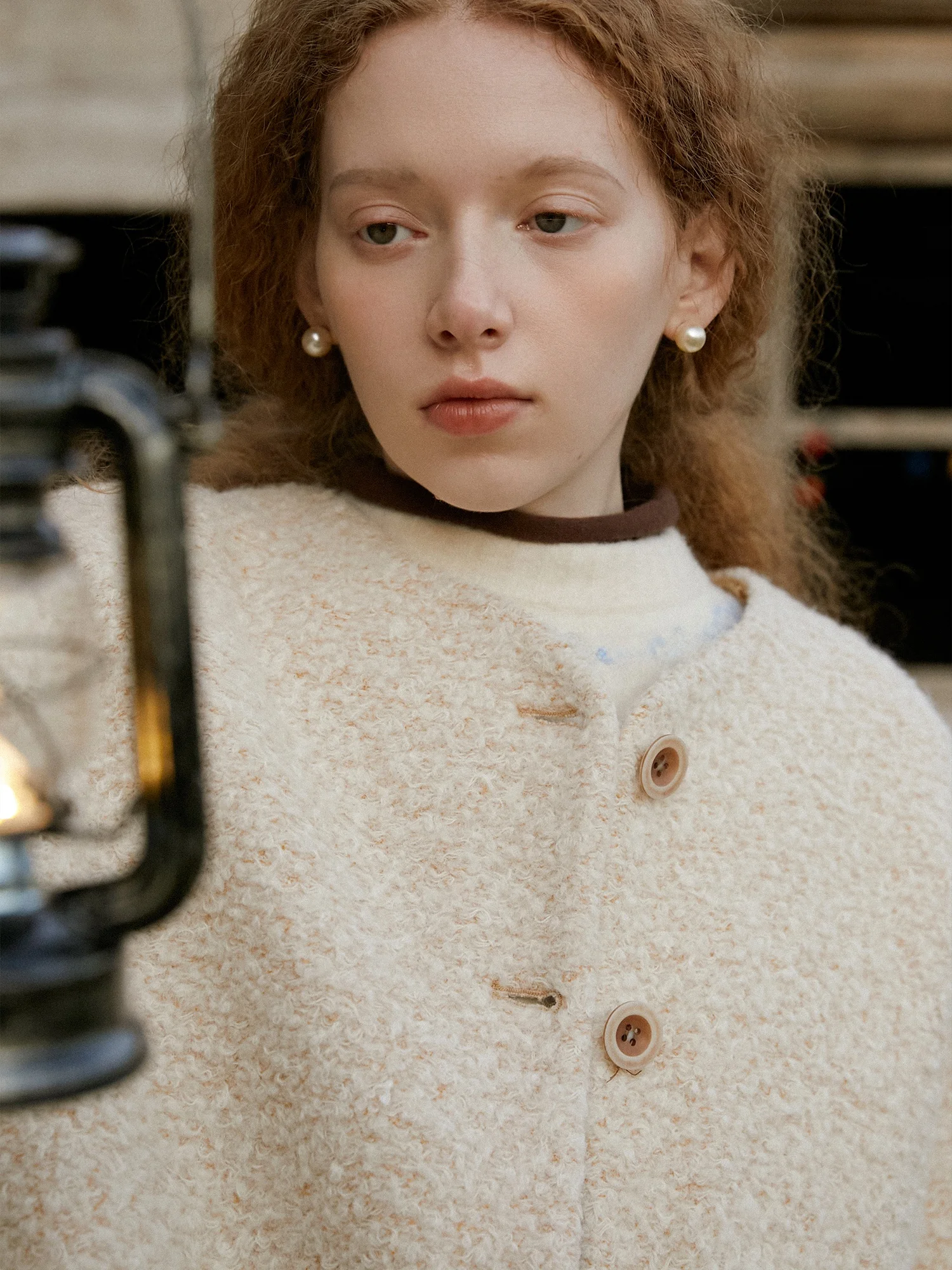 

Длинное женское пальто LLANO из мягкой шерстяной хлопковой ткани, утепленное, осенне-зимнее, в стиле ретро, с круглым вырезом, для молодых женщин...