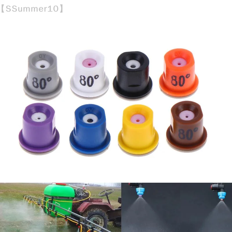 xxx1Pcs 80 Degree Agricultural Sprayer Nozzle Ceramic Core Anti-drip Ceramic Hollow Cone Nozzle High Pressure Mist NozzleSS