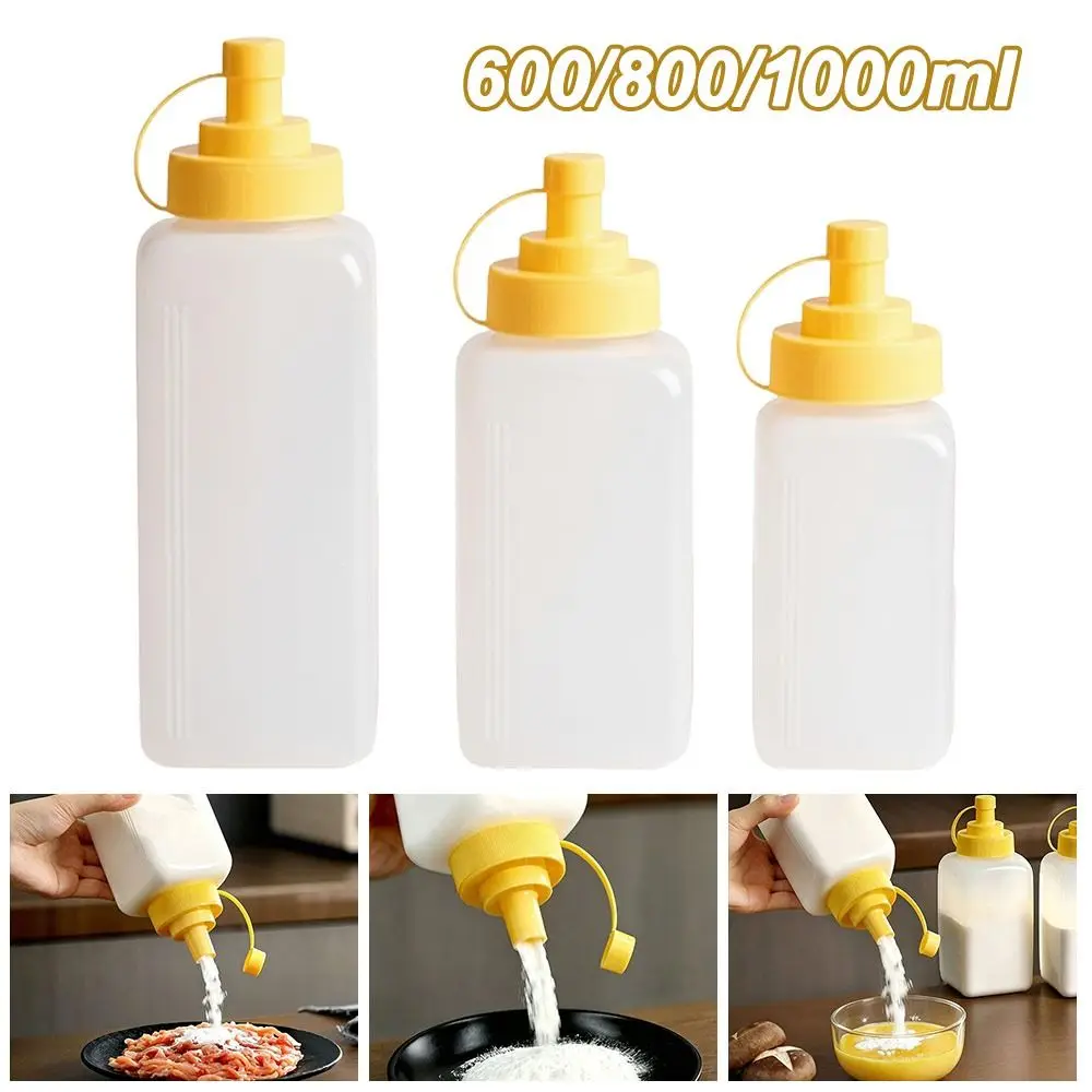 New Reusable Powder Storage Bottle Moisture Proof Small Spout Flour Dispenser Sealed Lid Starch Container