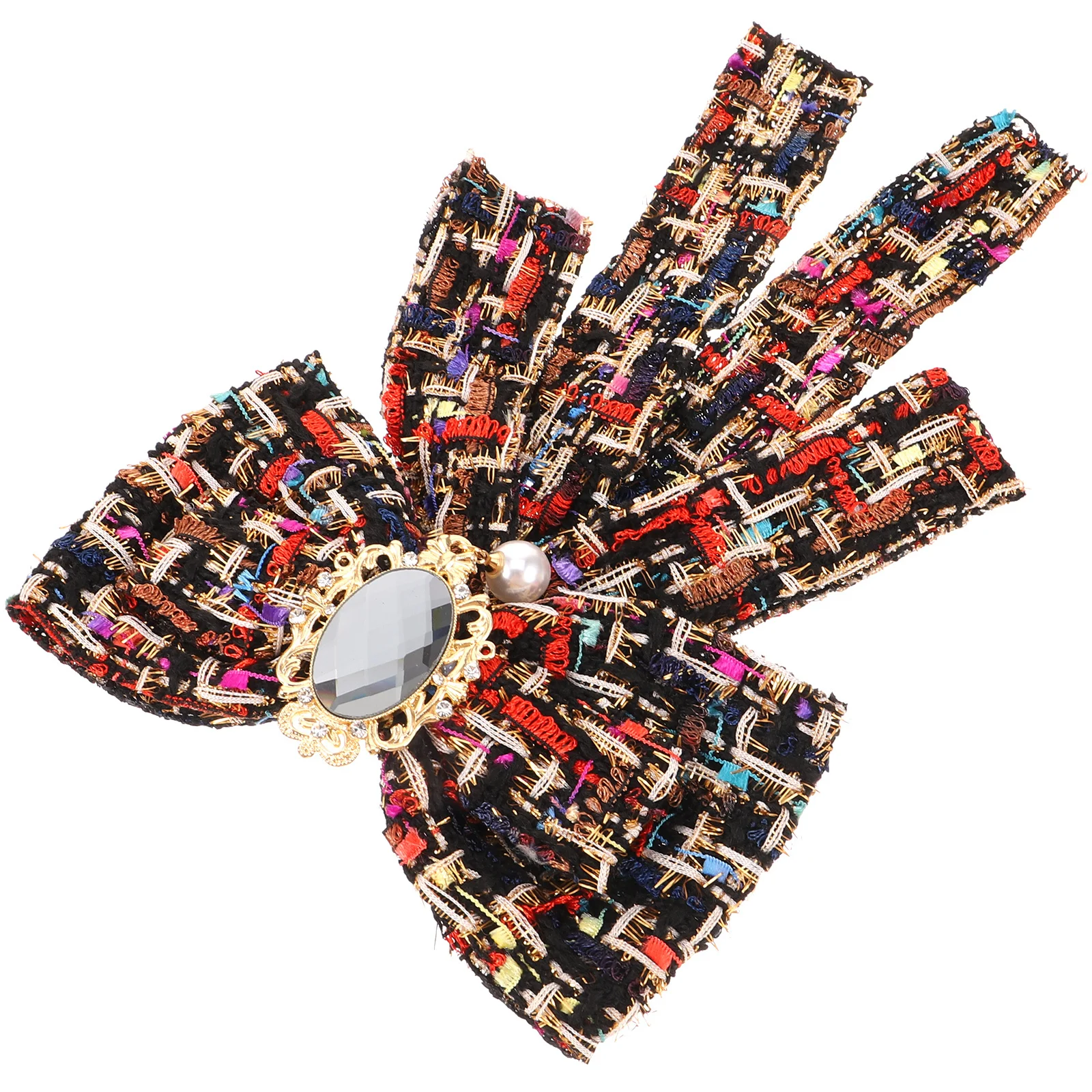 رائعة Bowknot طوق التعادل النساء الملابس بروش دبوس الجمالية الأنيقة الكلاسيكية الزي التبعي طوق التعادل للنساء #4