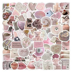 10/30/50/100pcs Cartoon Pink Cute Aesthetic Stickers Decals DIY Fridge Skateboard Laptop Motorcycle Car Graffiti Sticker Toys