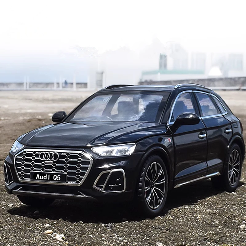 

Модель автомобиля AUDI Q5 SUV 1:24, литый под давлением и игрушечный автомобиль, металлическая модель автомобиля, Коллекционная модель с высокой степенью имитации звука и светильник, детский подарок