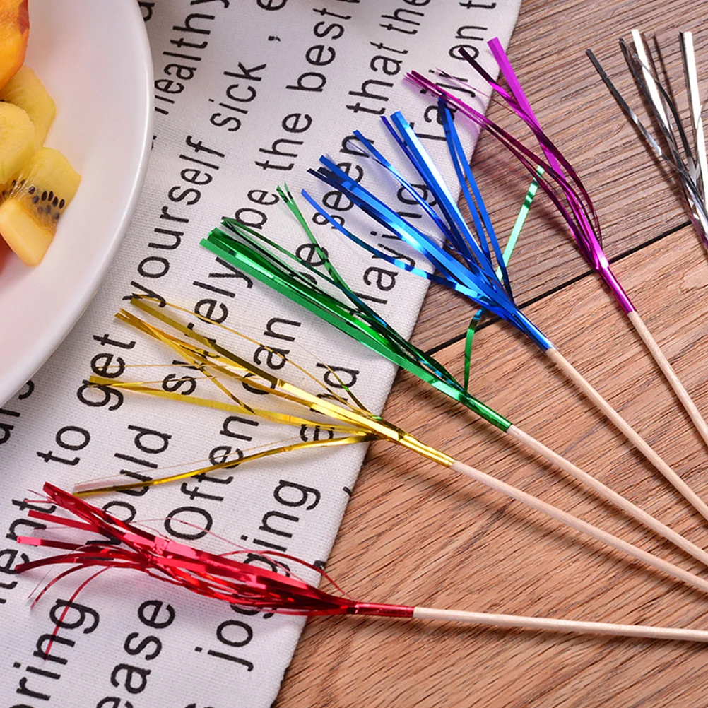 

200Pcs Wooden Cocktail Picks Food Sticks Fruit Forks Snacks Fruit Sticks Food Picks