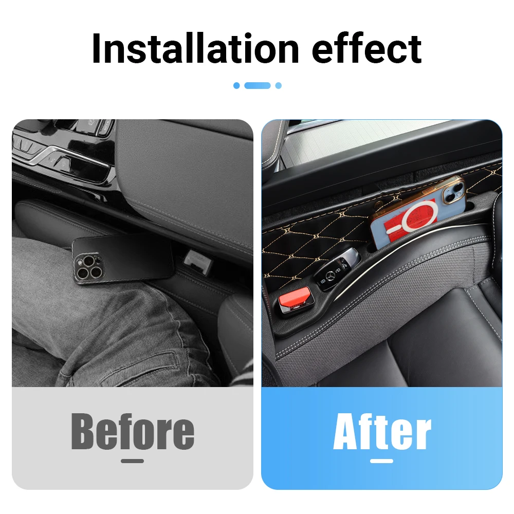 For MG4 EV Electric EH32 Mulan 2022 2023 2024 2025 PU Car Seat Gap Storage Leak Proof Filler Strip Sealing Strip Accessories