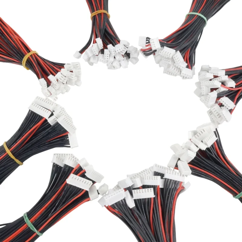 5pcs/lot 1S 2S 3S 4S 5S 6S 7S 8S Lipo Battery Balance Charger Cable IMAX B6 Connector Plug Wire 15cm Single Head Wire