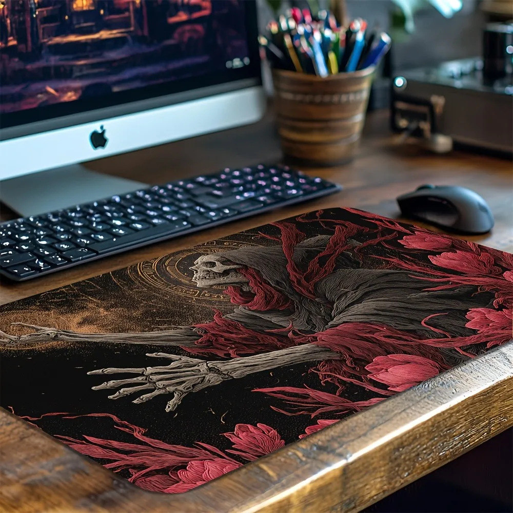 24×14 Inch Card TCG Play Mat Durable Office Deskpad Parties Gathering Card Game Mat Non-slip Keyboard PC Game MousePad Cardmat