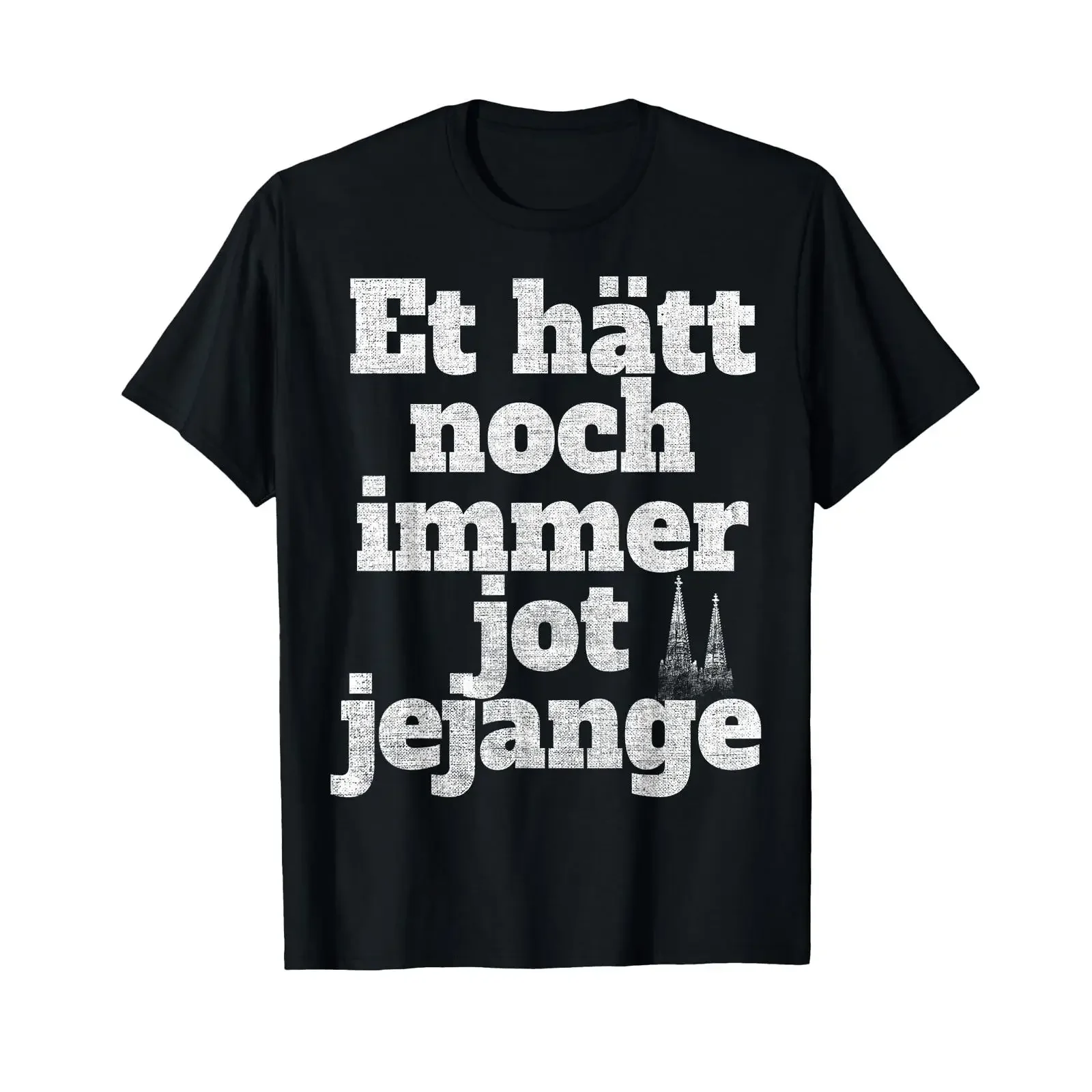 T Shirt Et Hätt Noch Immer Jot Jejange Grundgesetz Carnival In Cologne vintage Washed Versatile Stylish Casual designer clothes