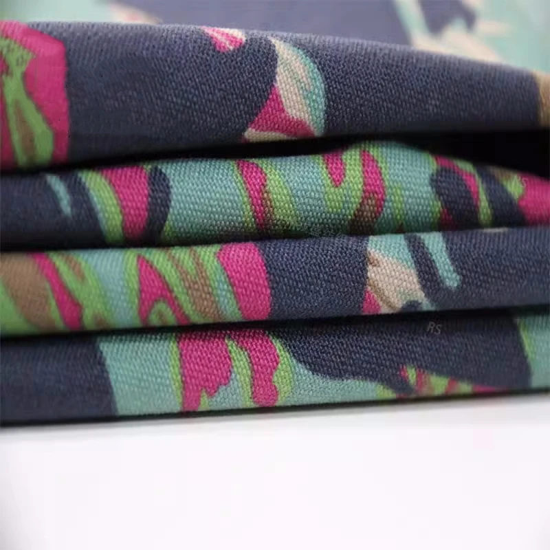 500D Nylon Miami Tiger Stripe Camouflage Fabric Waterproof Cloth PU Coating Military Vests Luggage Sub-bag DIY