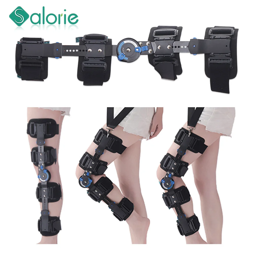 Adjustable Leg Fixing Plate Knee Foot Orthosis for Fracture Femoral Femur Instability Fixation of Lower Limb Paralysis Leg Brace