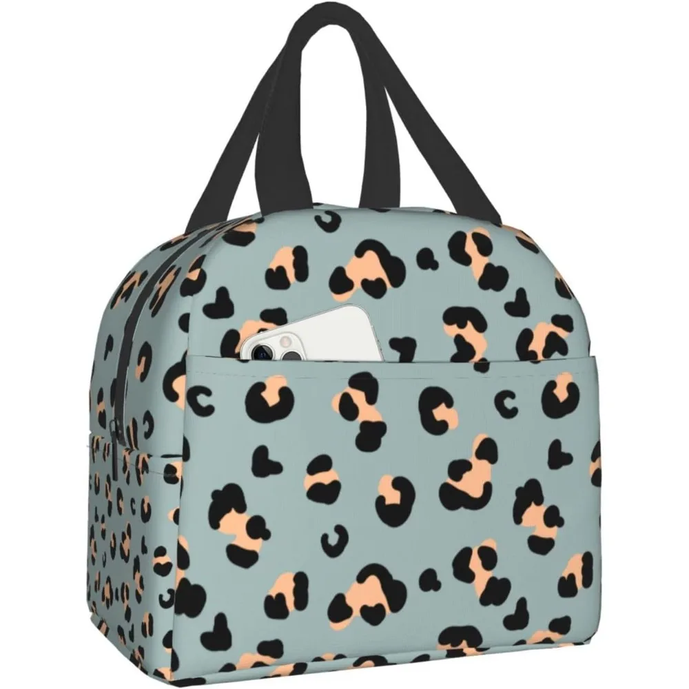 Leopard Print Cheetah Insulated  BagLeakproof  Bag for Adults Children Bag for Men Women Lunch Boxes Work Travel