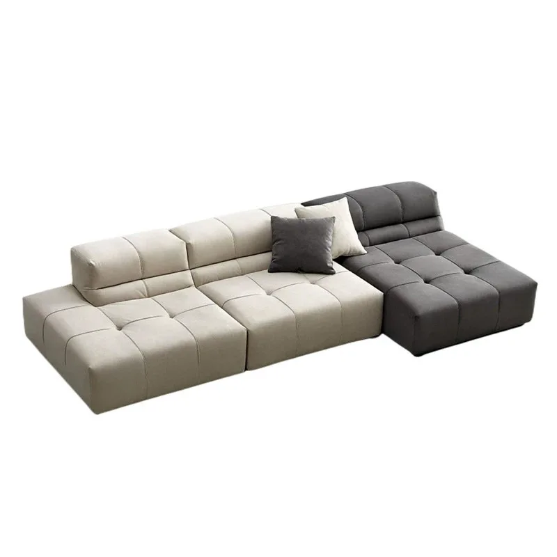 

Nordic cream style module sofa small apartment living room simple fabric sofa factory designer furniture