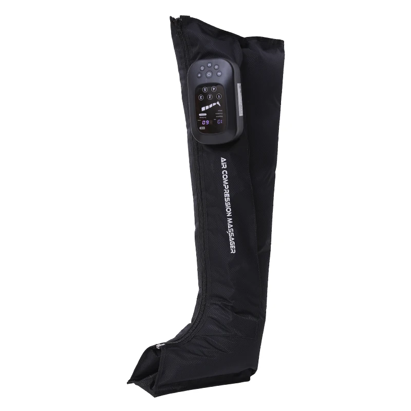 CE Approved Professional Air Compression Leg Massager with Lymphatic Drainage Rechargeable & Portable Timing Control