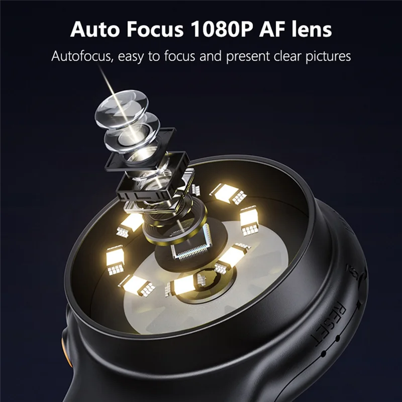 AA60-Faltbare IPS 2-Zoll-High-Definition-Bildschirm Elektronische Digitalmikroskoplupe zur Reparaturidentifikation