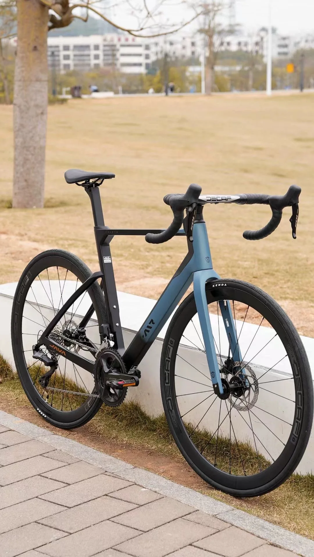 الأصلي مصنع جافا فولاتا إطار من ألياف الكربون الطريق الدراجة R7170 105 24Speed الإلكترونية التحول سباق الدراجة UCI الإطار #6