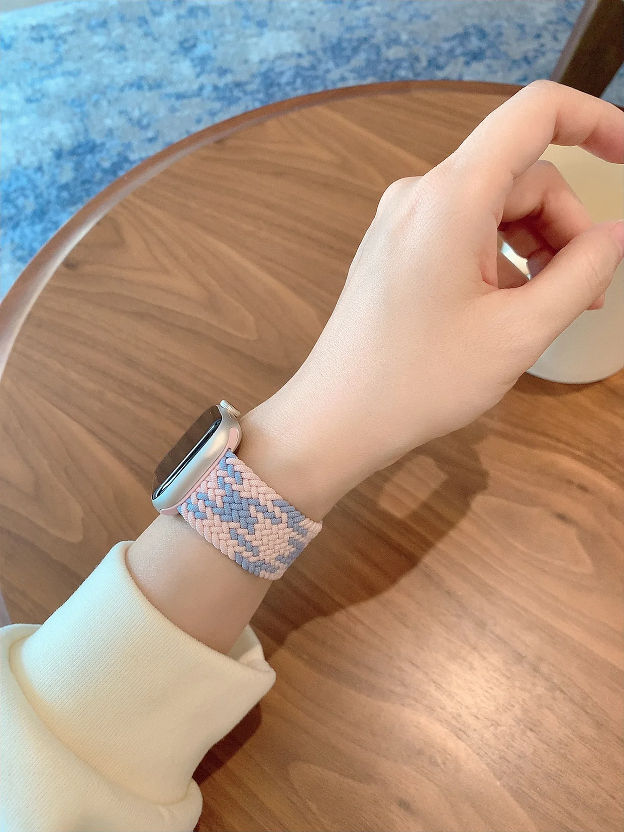 Nylon elastic loop For Apple Watch band women 11/10/9/8/7/6/5 SE 38mm 40mm 41mm 42mm 44mm 45mm 46mm for iwatch strap