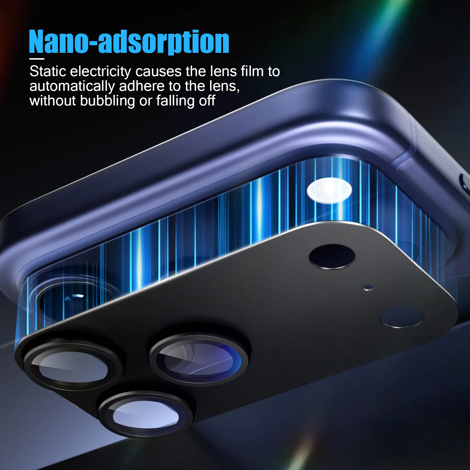 كاميرا معدنية من الزجاج المقسى لهاتف آيفون 17 برو ماكس 17 برو عدسة هوائية مضادة للخدش طبقة زجاجية واقية غطاء شاشة الكاميرا الخلفية