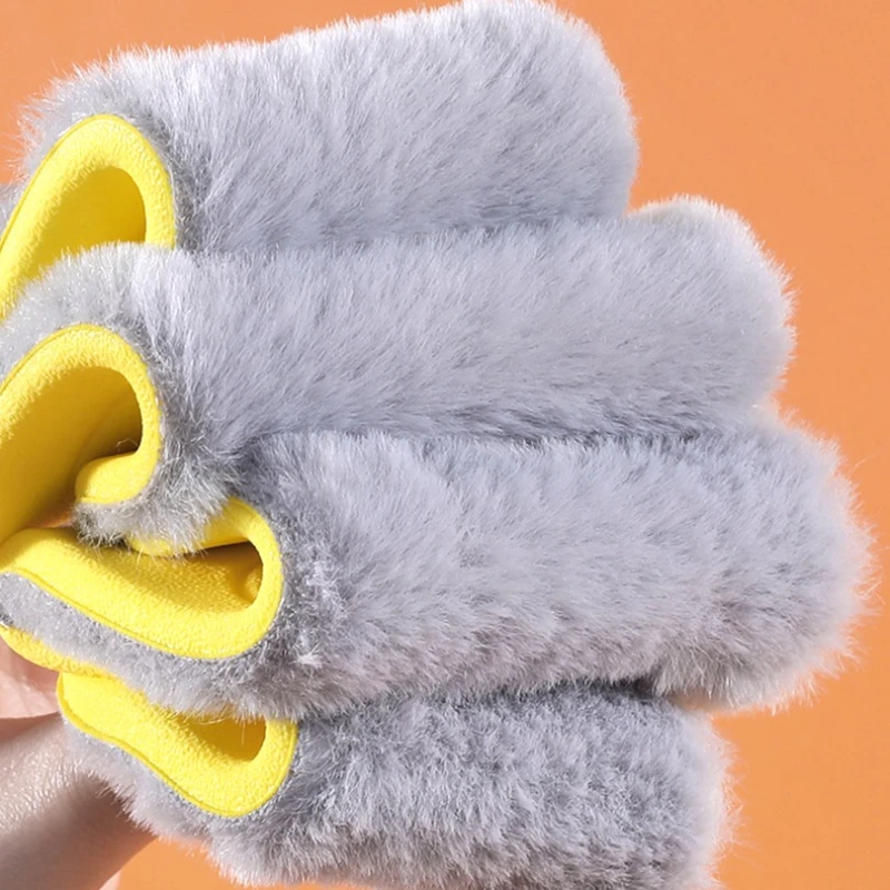 2-6 قطعة 2025 جديد النعال الحرارية اللاتكس المرأة صوف الضأن مع الصوف سميكة الشتاء سوبر لينة الثلوج الأحذية نعل