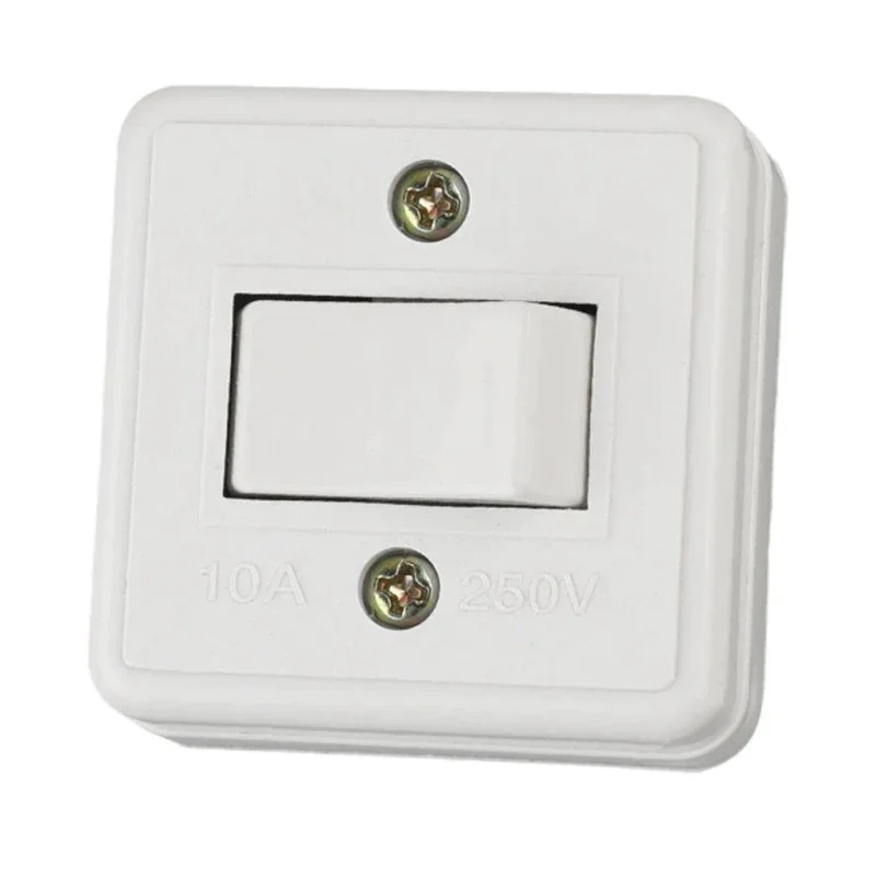 New Home Wall Light Press Switch Surface Mounted Snap Switch. 10A 250V. 1 GANG 2 GANG SNAP SWITCH Smart Home Accessories