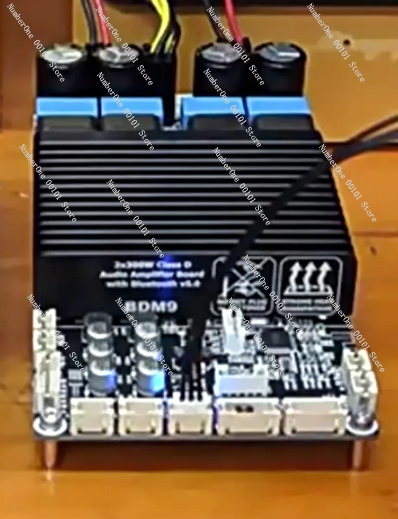 BDM9 TPA3255 Bluetooth 5.3 Amplifier, 2x300W High Power DSP Tuning for Home Theater & Industrial Robot
