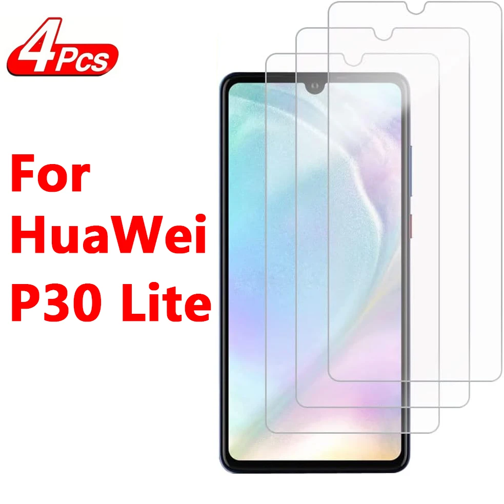 3er-Pack für Huawei (P30 Lite), Displayschutzfolie aus gehärtetem Glas mit lebenslangem Ersatz