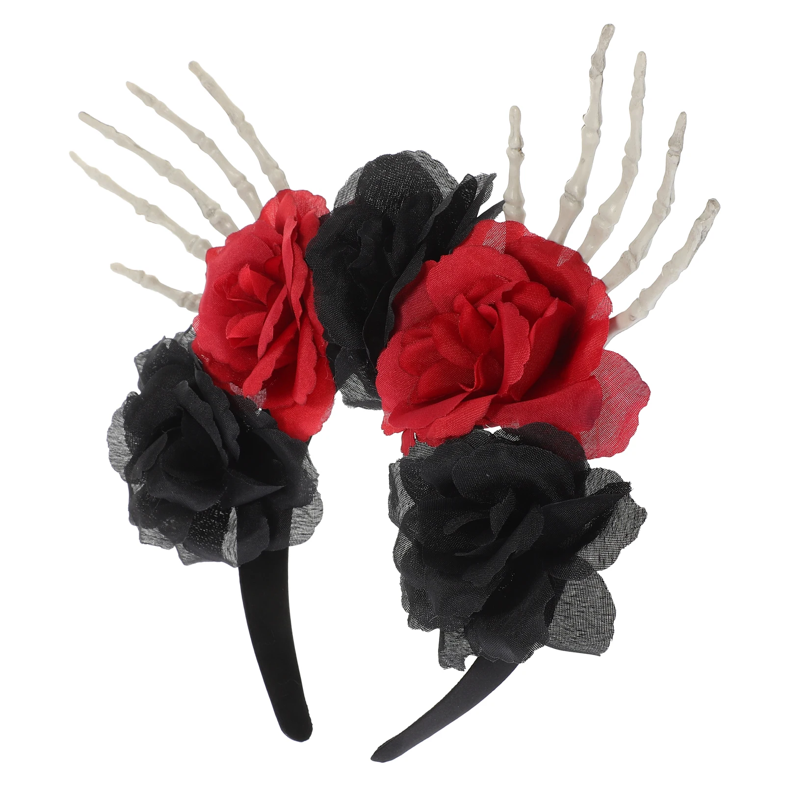 

Headb Black Red Rose Hair Accessories Party Costumes Photography Props Reusable Non fading Artificial