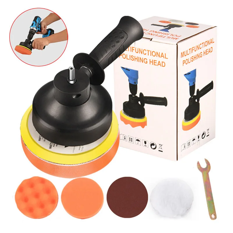 

Portable Car Polisher Machine Electric Drill Conversion Head Auto Polishing Machine Small Polish Waxing Sealing Glaze Tools