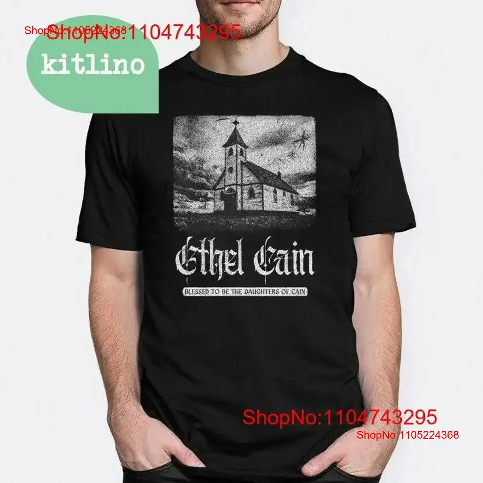 Ethel Cain Band Blessed To Be The Daughters Of T Shirt D90989 vintage Washed Soft streetwear Slightly Versatile graphic homme