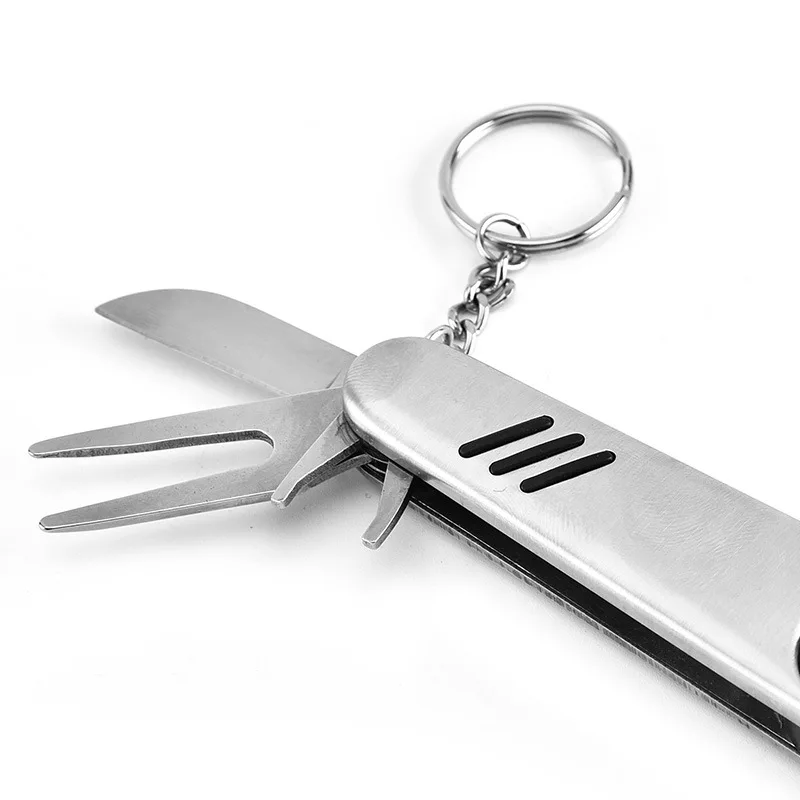 Golf Multifunktion messer Edelstahl Schlüssel bund