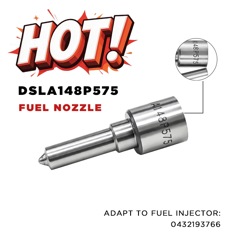 DSLA148P575 Diesel Fuel Injector Nozzle  Flat Tip Needle Spray Component For Engine Injection System Service   YJ1033