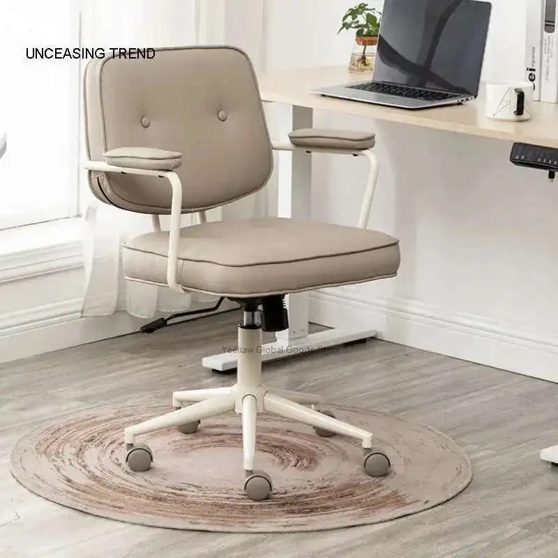 Computer Chair Home Long-Sitting Comfortable Office Chair Study Backrest Desk Seat Learning Lifting Swivel Chair