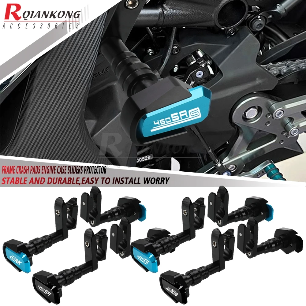 Protectores Anticaída para Motocicleta, Deslizadores de Chasis, Protectores de Carenado, Almohadillas Antichoque 2022-2026 PARA CF MOTO 450NK 450SR 450SS 450 NK 450SR-S