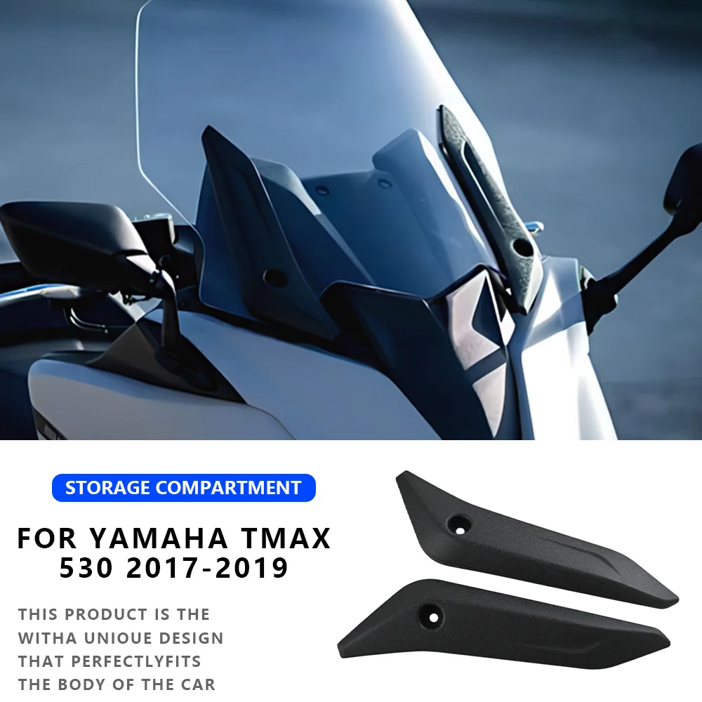 

MTKRACING For YAMAHA TMAX 530 2017-2019 Motorcycle Accessory Front Windshield Fairing Windscreen Bracket Protector Cover