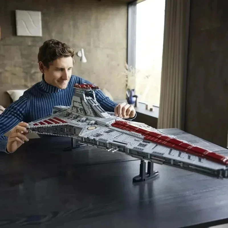 

Gifts Collectors Edition Large Biggest Venator Class Republic Attacks Cruiser Building Blocks Bricks Toys Adult 75367