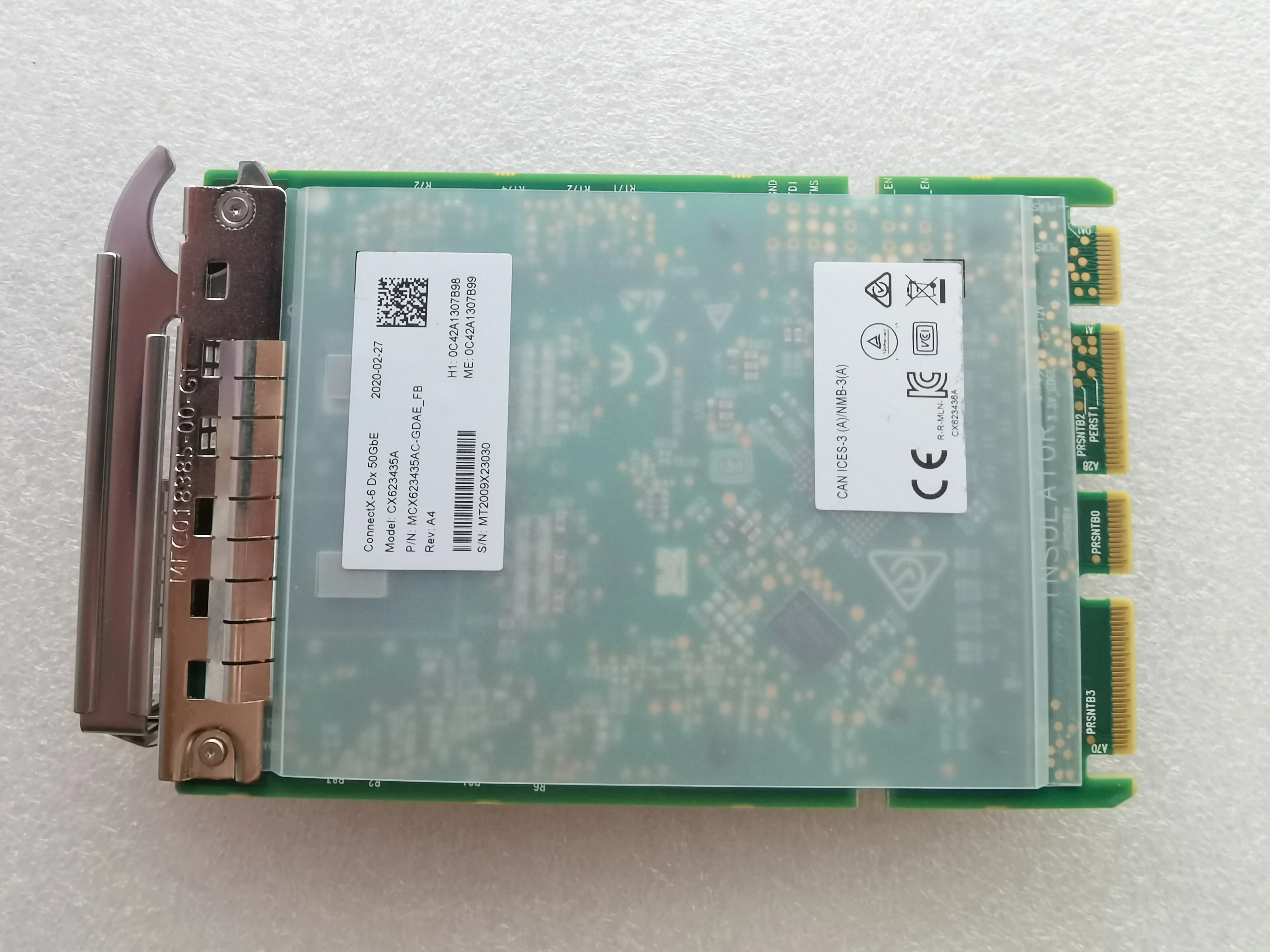 network card MCX623435AC-GDAE FB Single Port ConnectX-6 Dx 50GbE Adapter MCX623435A