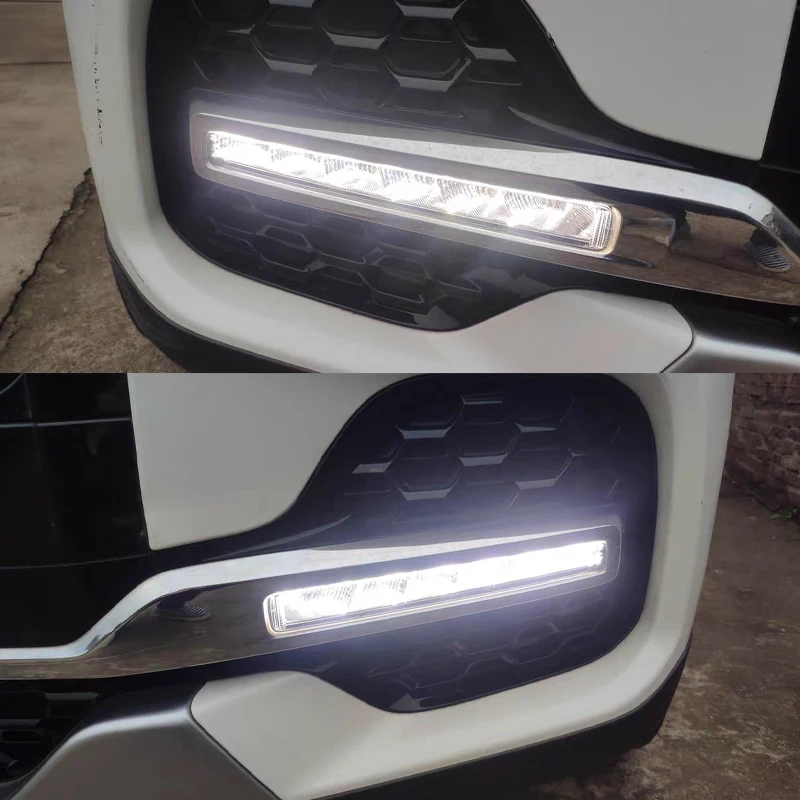 For Chery Tiggo 4/Tiggo 5x Car Front Bumper Daytime Running Light DRL Front Bumer LED Driving Light Fog Lamp Assembly Car Light
