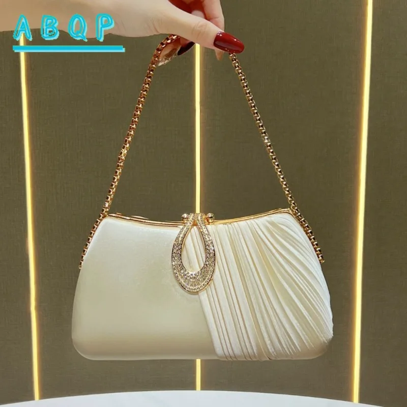 Dinner Women's Bag Luxury Brand Diamond Dinner Party Handbag Diamond Personalized Women's Shoulder Crossbody Bag High Quality