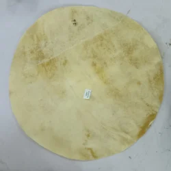 Yibuy bege amarelo diâmetro 30 35 40 45 50 0.1mm bongo xamã 8 10 12 13 14 polegadas pandeiro africano fina bateria de pele de cabra cabeça