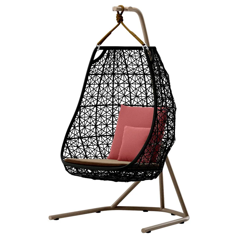 

Balcony hanging hanging basket, outdoor hanging chair Nordic swing rocking chair courtyard outdoor viewing leisure sofa