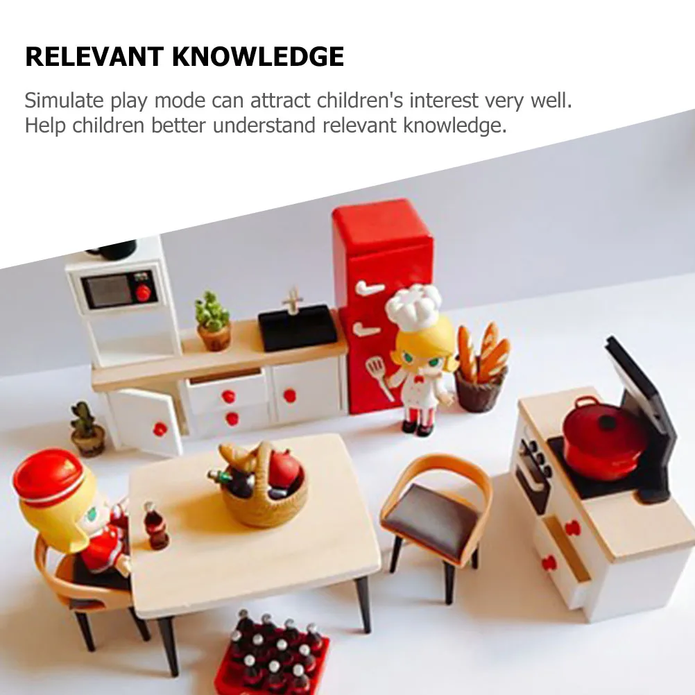 

Compact Fridge for Kids Hours of Fun Realistic Look Enhances Play Experience Educational Pretend Plaything for Little Learners