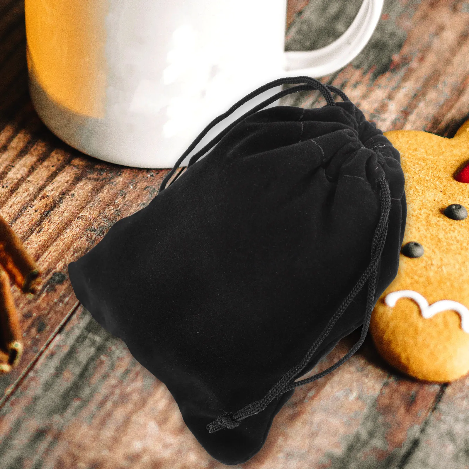 

10Pcs Compact Drawstring Jewelry Bags Premium Lint Material Reusable Present Bags for Children Jewelry Decorations Festival Gift